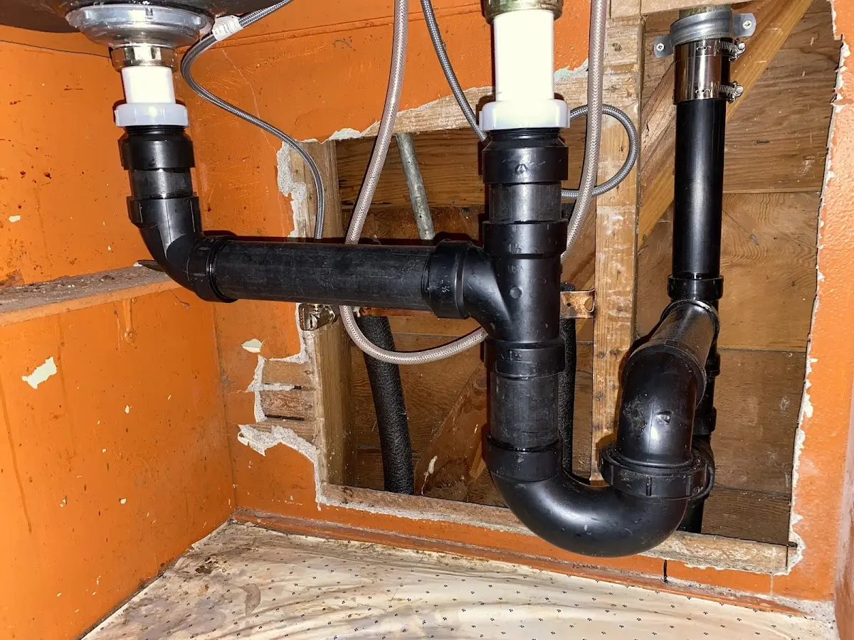 Professional Repiping Services equipment and tools on the job in Summerfield